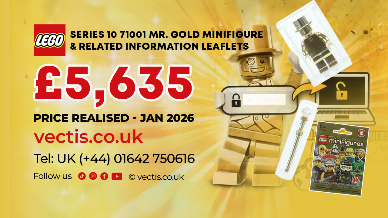 LEGO Series 10 (71001) – MR. GOLD Sold for £5,635*