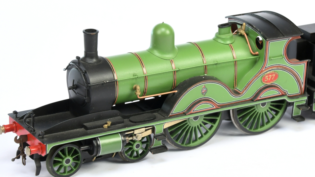 scratchbuilt O gauge locomotive & tender | March Train Auction