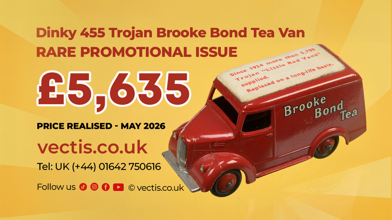 🍵 Dinky 455 Brooke Bond Tea Van sold for a tea-rific £5,635
